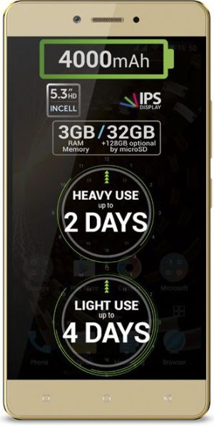 Smartfon AllView 32 GB Dual SIM Złoty  (P9 Energy Lite Złoty) 1