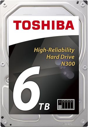 Dysk serwerowy Toshiba N300 6 TB 3.5'' SATA III (6 Gb/s)  (HDWN160UZSVA) 1