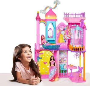 Barbie Pałac Tęczowy Domek (DPY39) 1