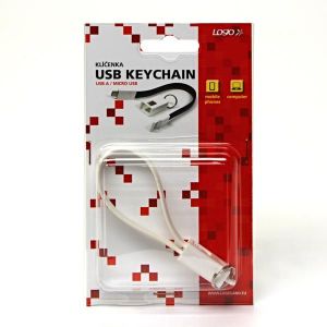 Kabel USB Logo USB-A - Biały 5