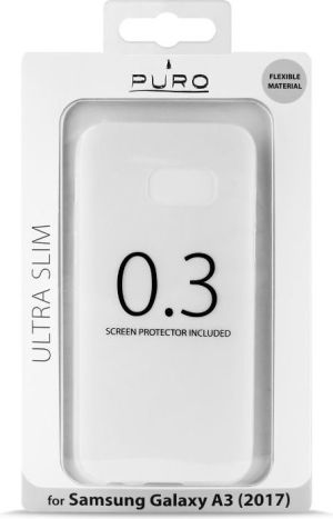 Puro Ultra Slim 0.3 mm etui + folia Galaxy A3 (2017) (SGGA31703TR) 2