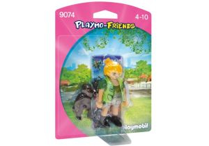 Playmobil Figurka Opiekunka Zwierząt z Gorylątkiem (9074) 1