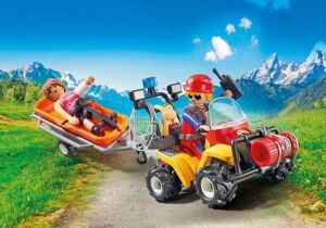 Playmobil Action Quad ratownictwa górskiego (9130) 1