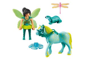 Playmobil Fairies, Wróżka wodna z koniem Aquarius (9137) 3