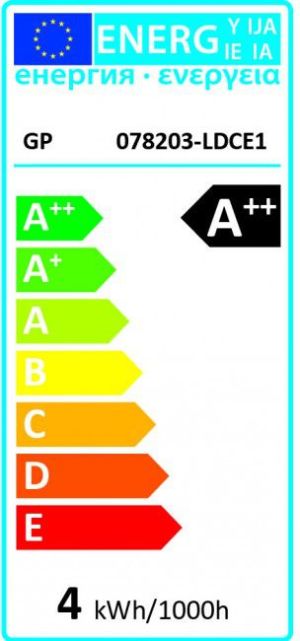 GP LED Filament Classic E27, 4W, 470lm (472110) 3