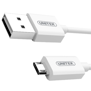 Kabel USB Unitek Mobile USB - microUSB Reversible 1M M/M biały (Y-C4035WH) 2