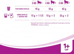 Whiskas Adult Sucha karma dla dorosłego kota z wołowiną 14kg 9
