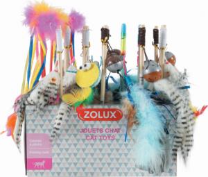 Zolux ZOLUX Display z zabawkami dla kota - 24 wędki 1