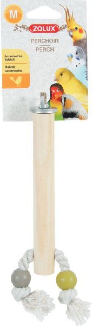 Zolux ZOLUX Drewniana żerdka ze sznurkiem M 2