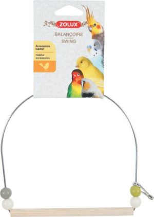Zolux ZOLUX Huśtawka z drewnianą żerdką na metalowym uchwycie 2