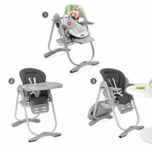 Chicco Krzesełko Magic+pałąk na zabawkami Dark Grey 3