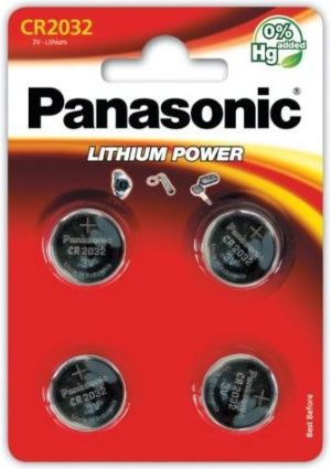 Panasonic Bateria Lithium Power CR2032 4 szt. 1