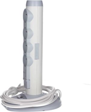 Listwa zasilająca Legrand przeciwprzepięciowa 4 gniazda 2 m biała (50014) 2