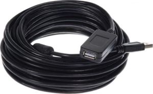Kabel USB Maclean USB-A - USB-A 10 m Czarny (MCTV-757) 2