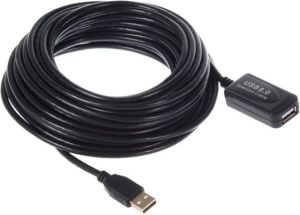 Kabel USB Maclean USB-A - USB-A 10 m Czarny (MCTV-757) 3