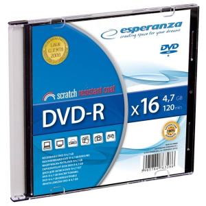 Esperanza DVD-R [ slim jewel case 1 | 4.7GB | 16x ] - 200 sztuk 1