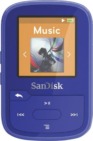 SanDisk Odtwarzacz MP3 Sansa Clip Sport Plus 16GB niebieski (SDMX28-016G-G46B) 1