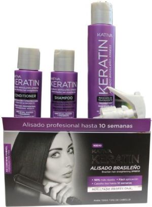 Kativa ALISADO BRASILENO XPRESS Zestaw do keratynowego prostowania włosów EXPRESS 1