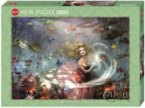 Heye Puzzle 2000 elementów Piękność z motylami (29782) 1