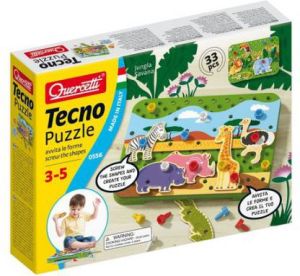 Quercetti Puzzle Zestaw konstr. Tecno Jungle Savana QUARCETTI - 040-0556 1