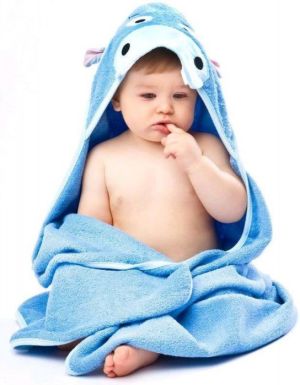 Caretero Okrycie kąpielowe pingwin white 100x100 (26291) 2