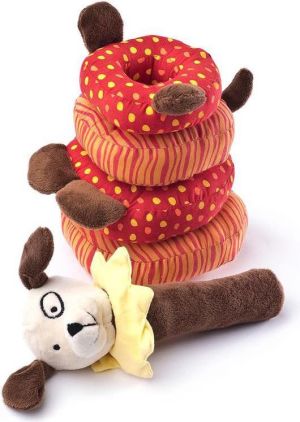 Caretero Piesek piramida - zabawka edukacyjna (23429) 2