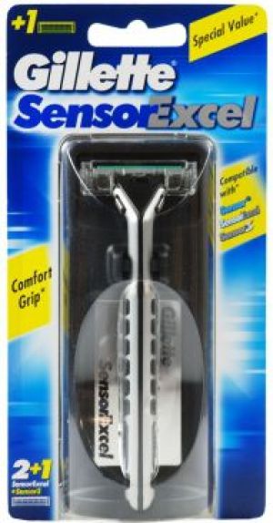 Gillette Sensor Excel Maszynka do golenia + 3 wkłady 1