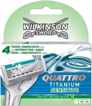 Wilkinson  Quattro Titanium Sensitive wkład do maszynki do golenia 4szt 1