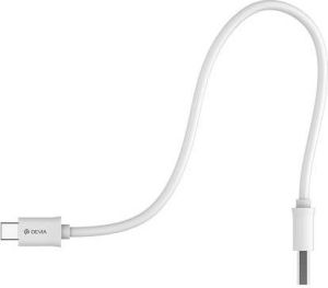 Kabel USB Devia USB-A - microUSB 1 m Biały (BRA004950) 2