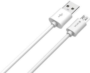 Kabel USB Devia USB-A - microUSB 1 m Biały (BRA004950) 4