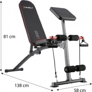 HMS Ławka treningowa regulowana L8021 4