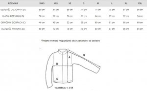 Kurtka męska Givova Basico pomarańczowa r. 2XL 2