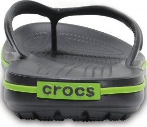 Japonki męskie Crocs Crocs Crocband Flip grafitowo zielony 11033 OA1 48-49 7