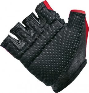 Allright Rękawiczki kulturystyczne Allright Lycra sportowe czerwone rozmiar S 2