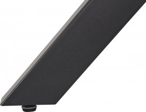 Beliani Stół do jadalni okrągły 100 cm czarny OTIUM 4