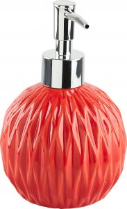 Beliani 3-częściowy zestaw akcesoriów łazienkowych czerwony BELEM 3