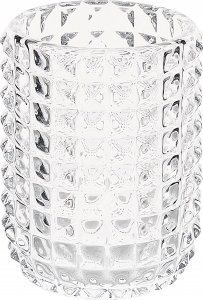 Beliani 4-częściowy zestaw akcesoriów łazienkowych przeroczysty TAPIA 5