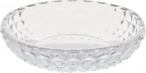 Beliani 4-częściowy zestaw akcesoriów łazienkowych przeroczysty TAPIA 6