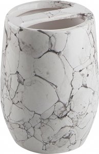 Beliani 6-częściowy zestaw akcesoriów łazienkowych biały CALLELA 4