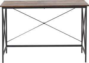 Biurko Beliani Futon Brązowo-Czarne 115 cm x 60 cm 2
