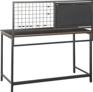 Biurko Beliani Vince Brązowo-Czarne 118 cm x 60 cm 5