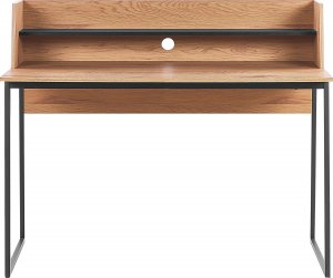 Biurko Beliani Gorus Brązowo-Czarne 120 cm x 59 cm 3