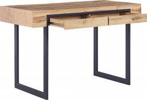 Biurko Beliani Vida Jasnobrązowe 120 cm x 55 cm 4