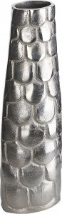 Beliani Wazon na kwiaty metalowy srebrny SUKHOTHAI 3