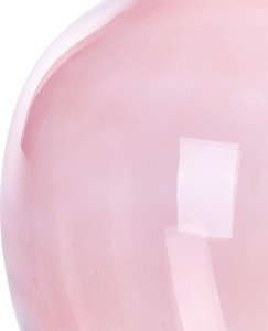 Beliani Wazon na kwiaty szklany 39 cm różowy ROTI 5