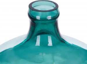 Beliani Wazon na kwiaty szklany 39 cm turkusowy ROTI 4