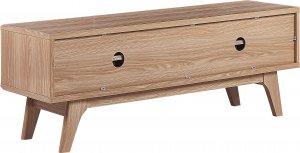 Beliani Szafka RTV jasne drewno TOLEDO 5