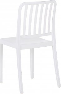 Beliani Zestaw 2 krzeseł ogrodowych biały SERSALE 6