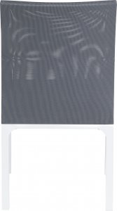 Beliani Zestaw 8 krzeseł ogrodowych szary BACOLI 5