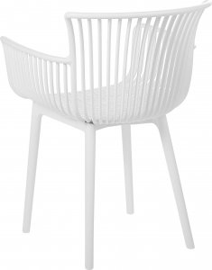 Beliani Zestaw 4 krzeseł do jadalni biały PESARO 5